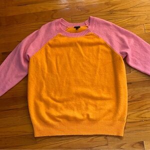 Torrid Pink and Orange Crew Neck Sweater